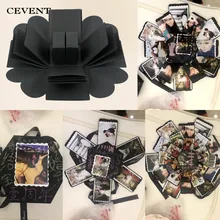 CEVENT 1pc サプライズギフトボックスマニュアル愛好家 Diy の写真バレンタインデーの結婚式ロマンスクリエイティブ誕生日パーティーサプライズギフト(China)