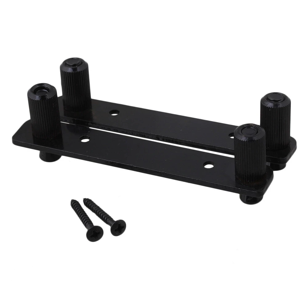 

2 Pcs Studs Anchor Inserts Whammy Part For Bridge Black Metal
