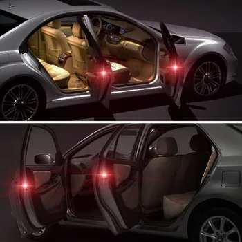 

2pcs Car LED Warning Anti Collision Magnetic Flashing Lamp Sticker Waterproof Strobe Flashing For Car Styling