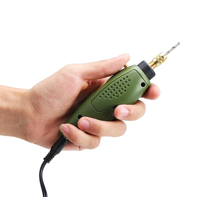 Mini 10W 12V Wood Carving Tools Set Electric Wood Chisel Engraving Pen Hand Drill Grinding Carving Tool DIY Hand Tools Set