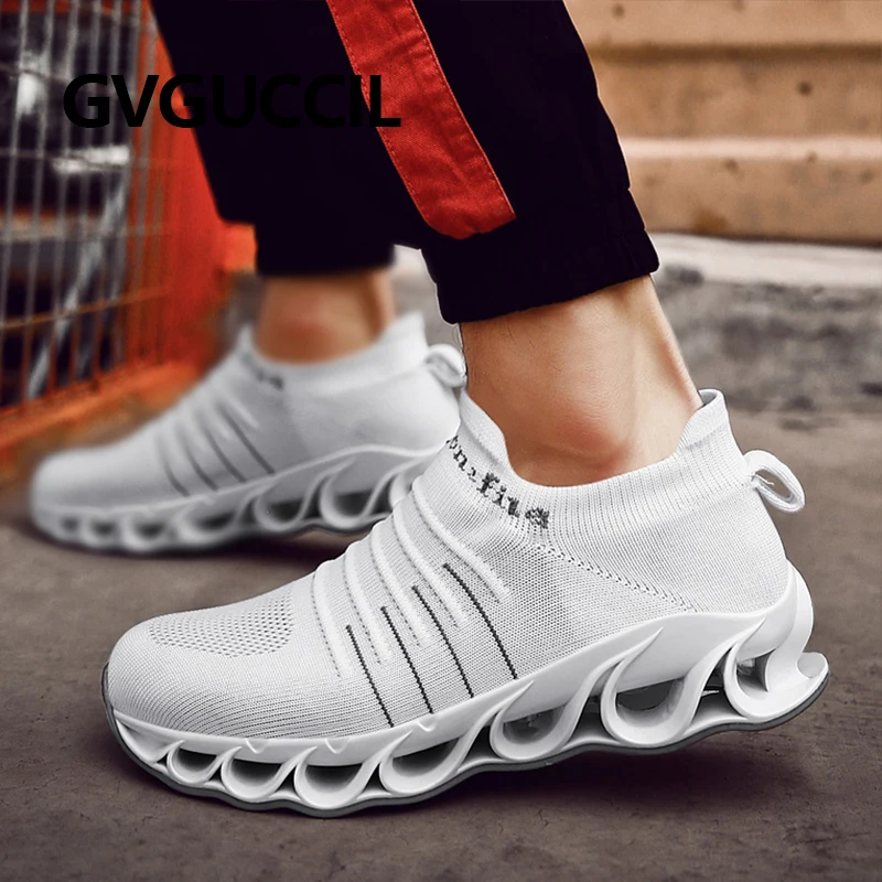

New 2019 Men Running Shoes Outdoor Jogging Sports shoes Hot sale Breathable Light Weight Shoes Studente Large Size