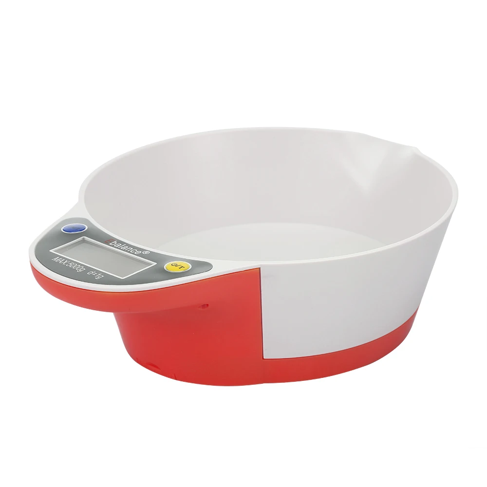 5kg 5000g Bowl Shape Kitchen Scale High Quality LCD Digital Electronic 