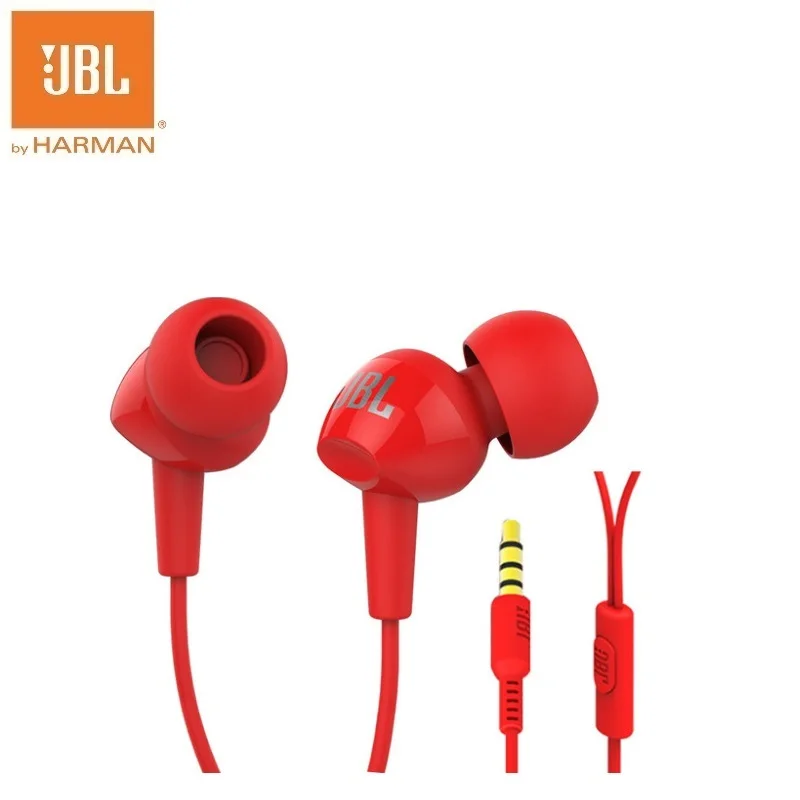 JBL C100SI бас стерео наушники Go для Android IOS мобильные телефоны наушники как рок Циркон audifonos с микрофоном наушники