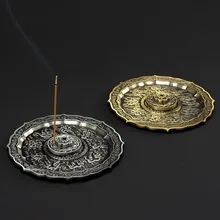 PINNY 9 драконы Ретро благовония Горелка 5 отверстий палочка сплава благовония база комната украшение медитация сандаловое дерево металлическая горелка для благовоний