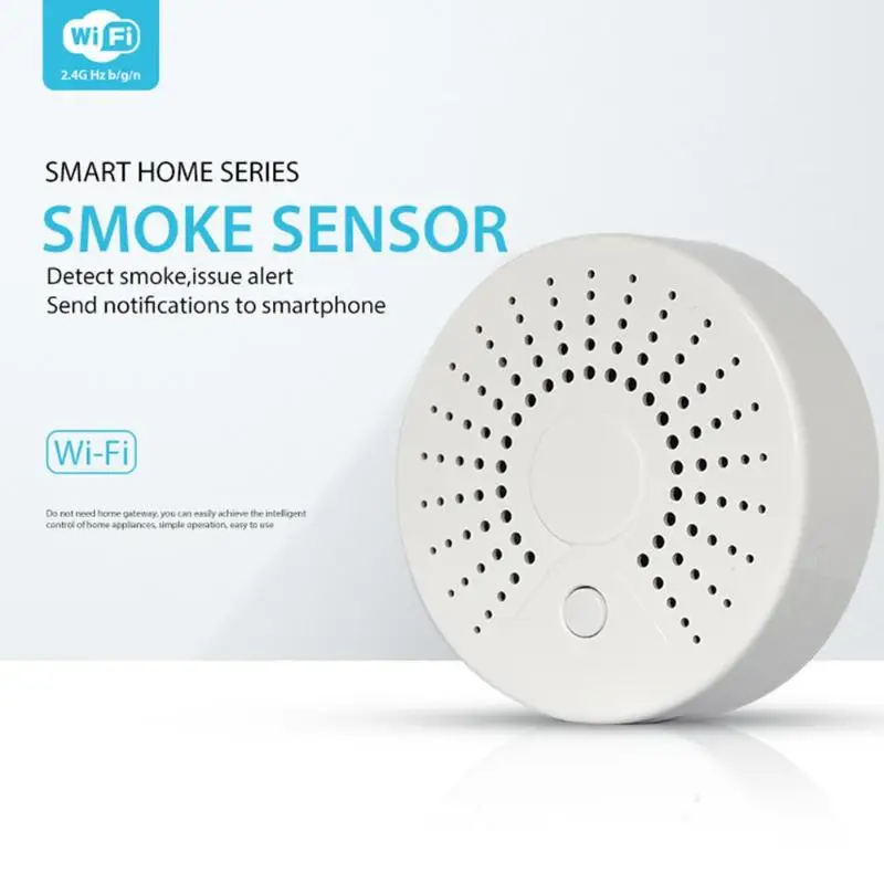 

Smoke Detector WiFi Alarm Sensor Home Automation Motion Security Alarm System Smart Smoke Detector Smoke Detector Sensor Alarm