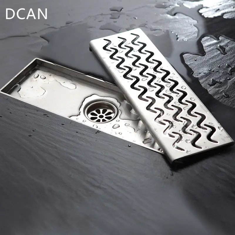 Водостоки Дренажный дуршлаг Напольный дренажный анти запах 30 * 10 см|shower drainer|floor
