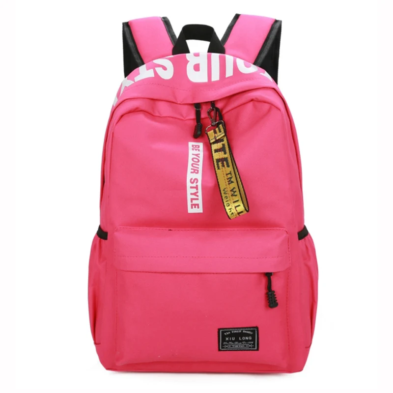 Школьная сумка для подростков, мужской женский рюкзак, рюкзак для ноутбука, школьные рюкзаки для мальчиков и девочек, сумка через плечо, Mochila - Цвет: 10