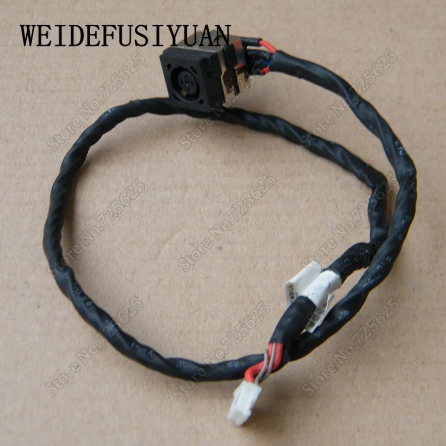 Dc Ac Power Jack Socket Connector With Cable Harness For Dell Latitude