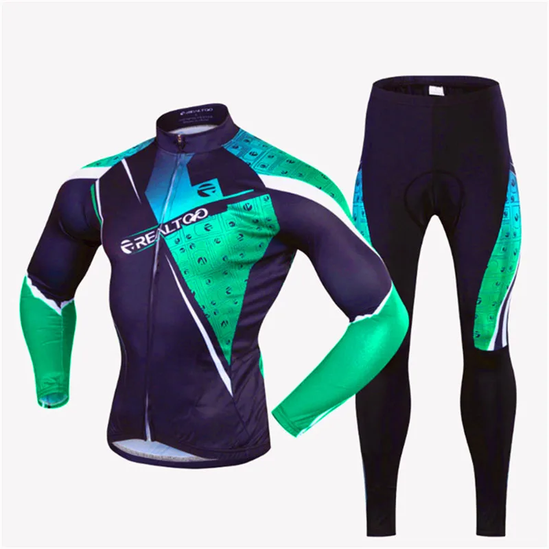 

Cycling Clothing Men Set Bike Clothing Breathable Anti-UV Bicycle Wear Long Sleeve Quick Dry Cycling Jerseys Bike Sportswear