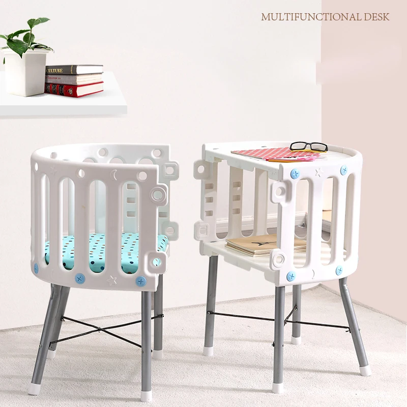 New Multifunctional children's cradle stitching Bunk bed Kids bed Sleep bed baby cradle babies study table Chair dining table