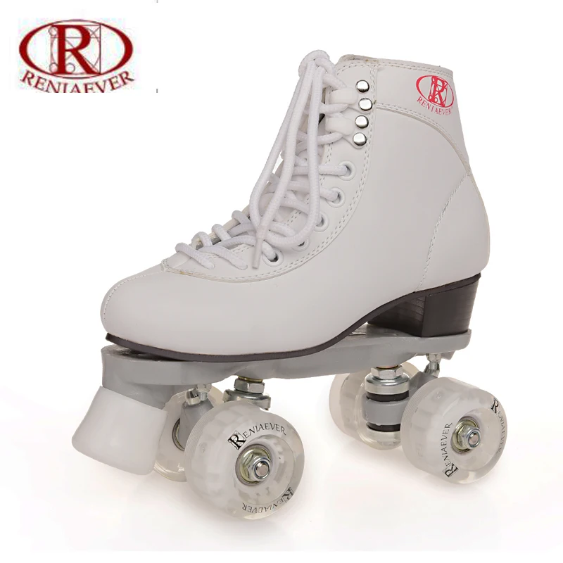 Роликовые коньки для девочек, обувь для катания на коньках, белые мигающие светодиодные колёса роликовые коньки, фигурные коньки, белые