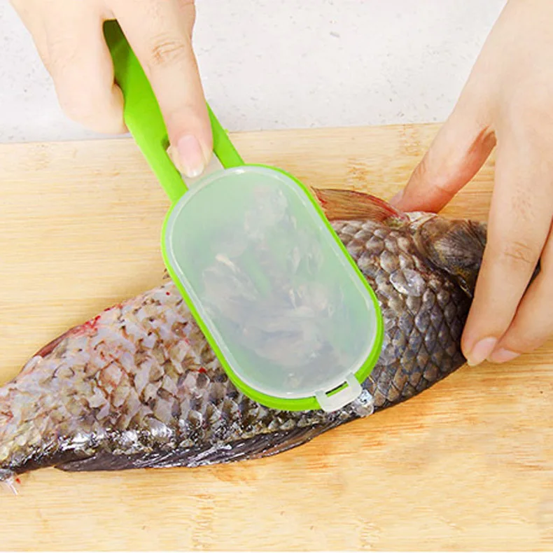 Кулинарный инструмент для очистки рыбы стальная кожа рыбных весов Щетка Очиститель бритвы удаляет рыбные Весы-25