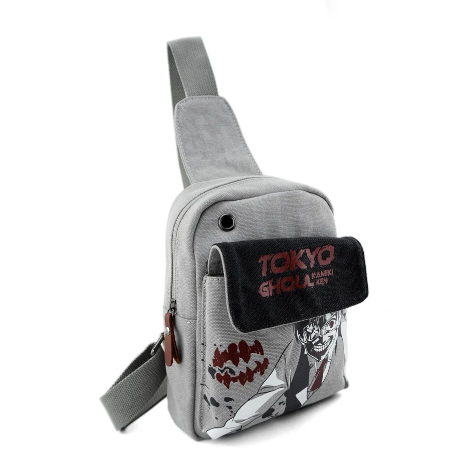 

Men Anime Tokyo Ghouls Messenger Bags/Women Kaneki Ken School Single-Shoulder Bags/Famous Brand Leisure Canvas Crossbody Bolsa