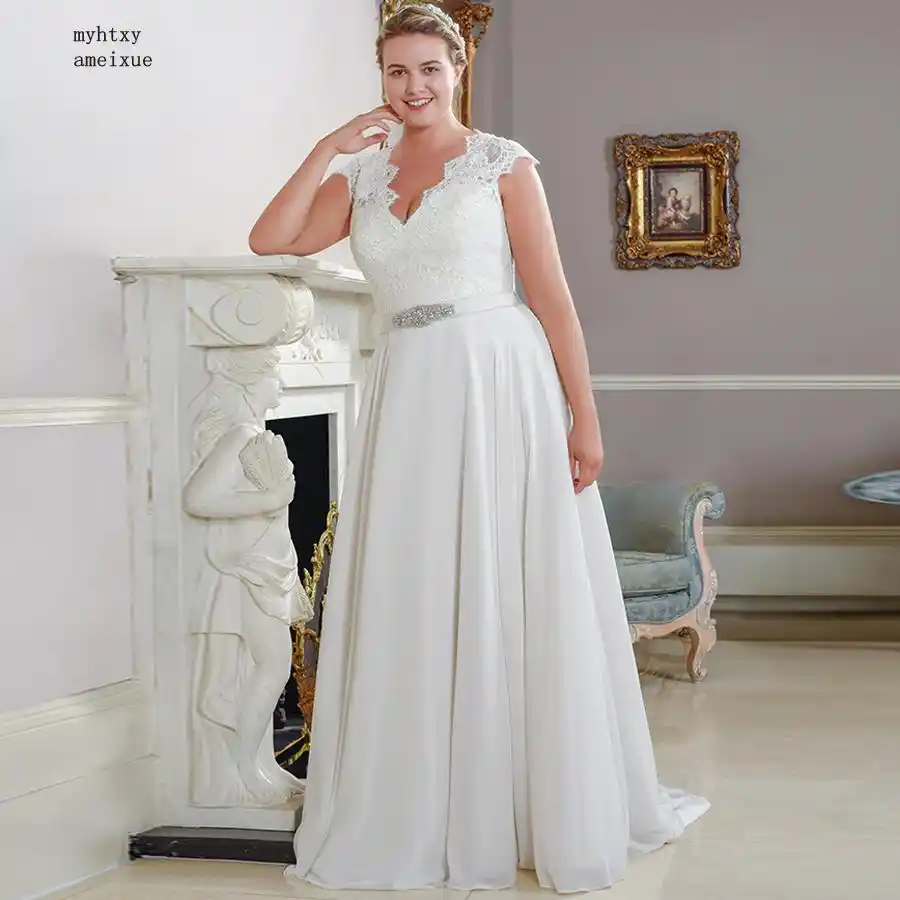 aliexpress plus size wedding dresses