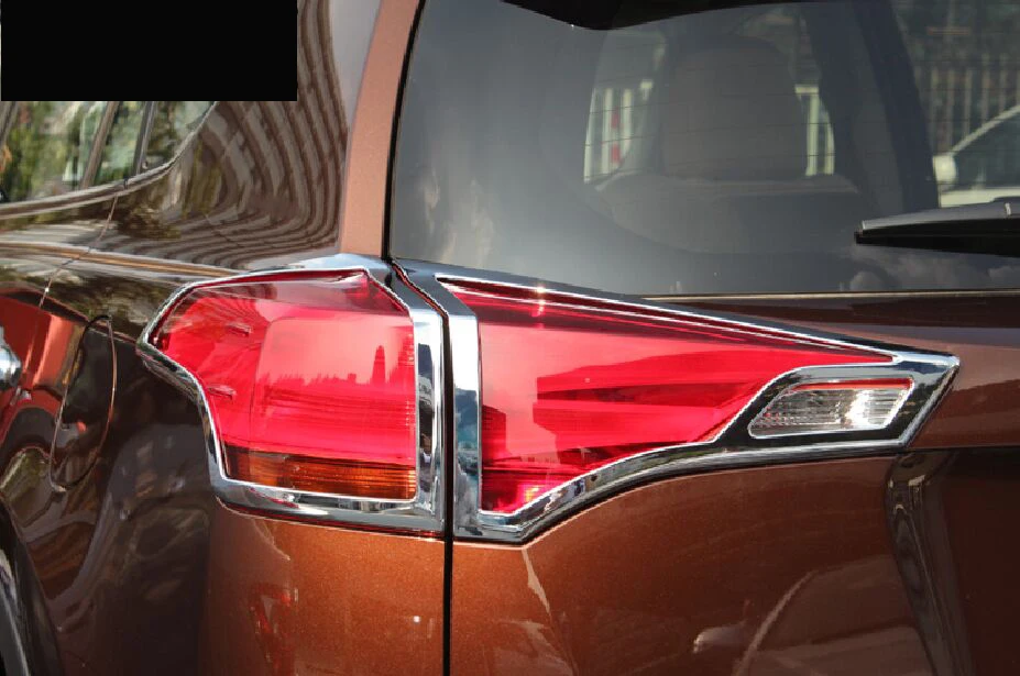 For toyota rav4 accessories ABS chrome rear lamps cover for rav4 2014
