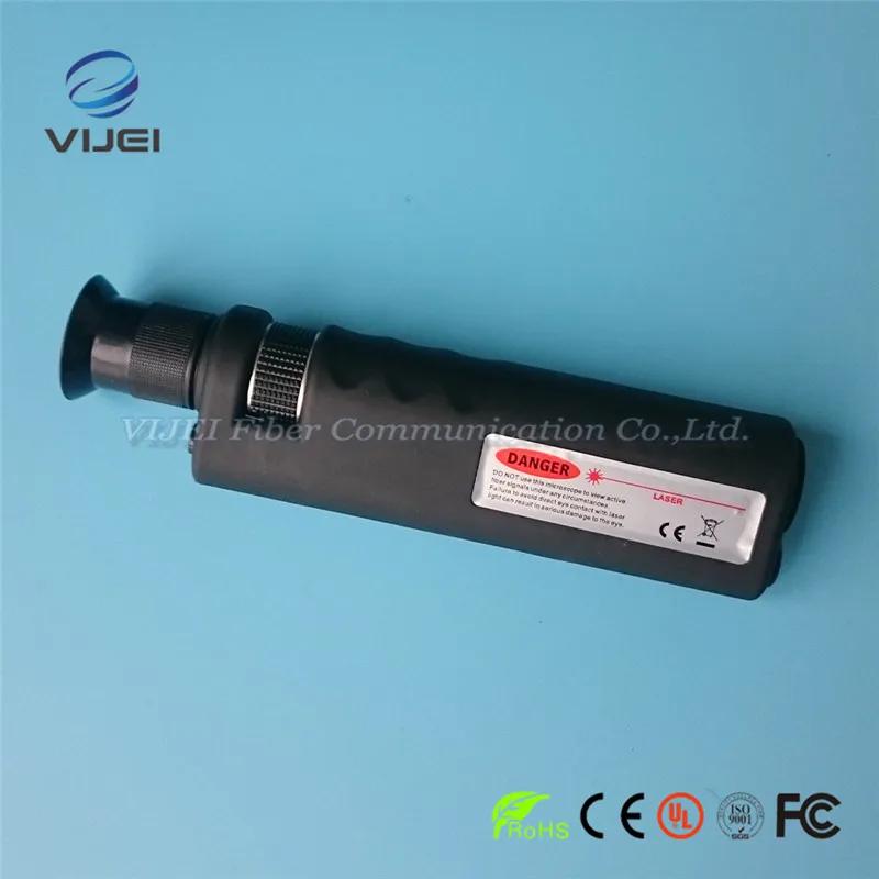 

Handheld 400X Fiber Optical Inspection Microscope with 2.5mm &1.25mm Adapter