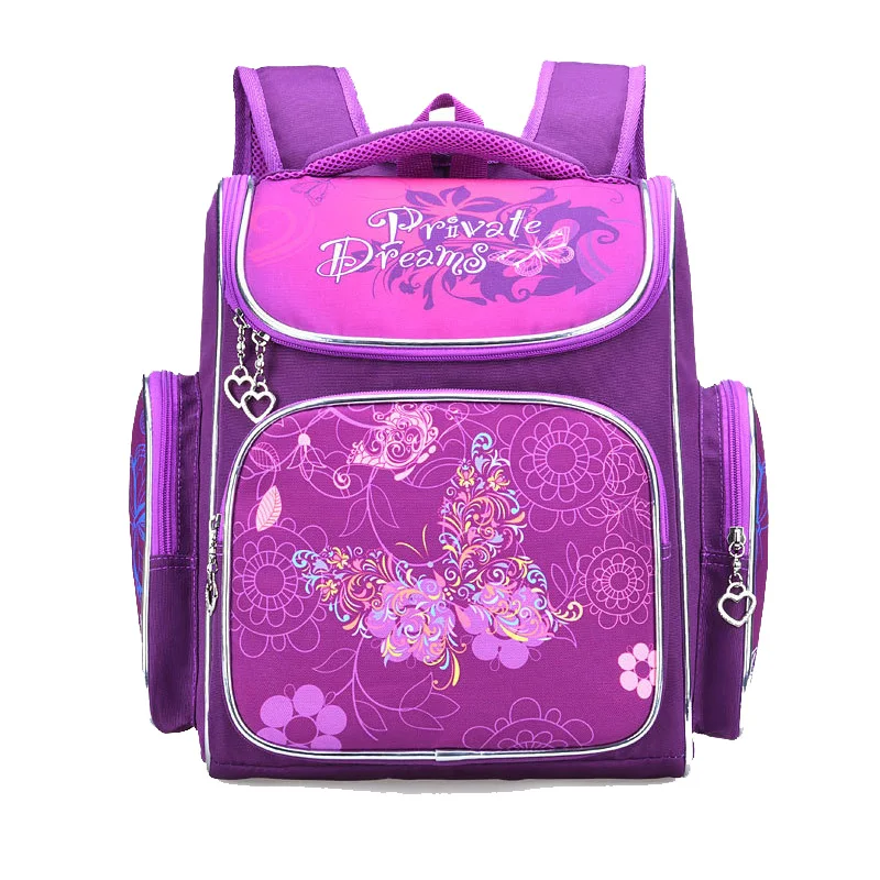 

2019 New Girls School Backpacks Children School Bags 3D Butterfly Bag For Girl Kids Satchel Knapsack Mochila Escolar Grade 1-6