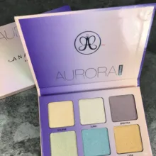 Новая Anastasia Beverlying hils Aurora Borealis 6 цветной Хайлайтер/светящийся набор мягкий крем пудра осветляющая палитра для макияжа