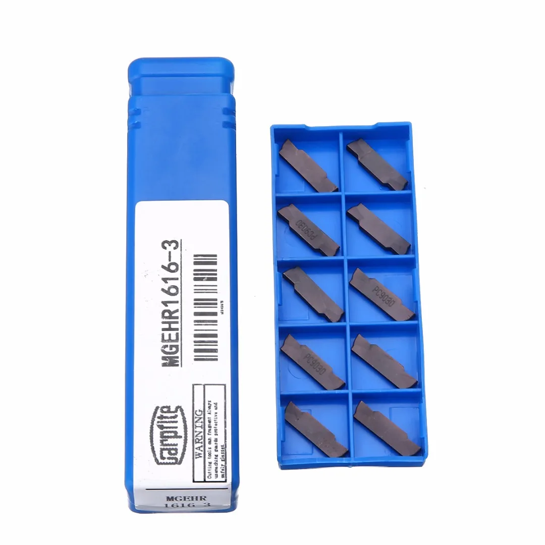 10pcs MGMN300 Carbide Inserts + 1pc MGEHR1616-3 CNC Lathe Turning Holder Boring Bar + 1pc Wrench
