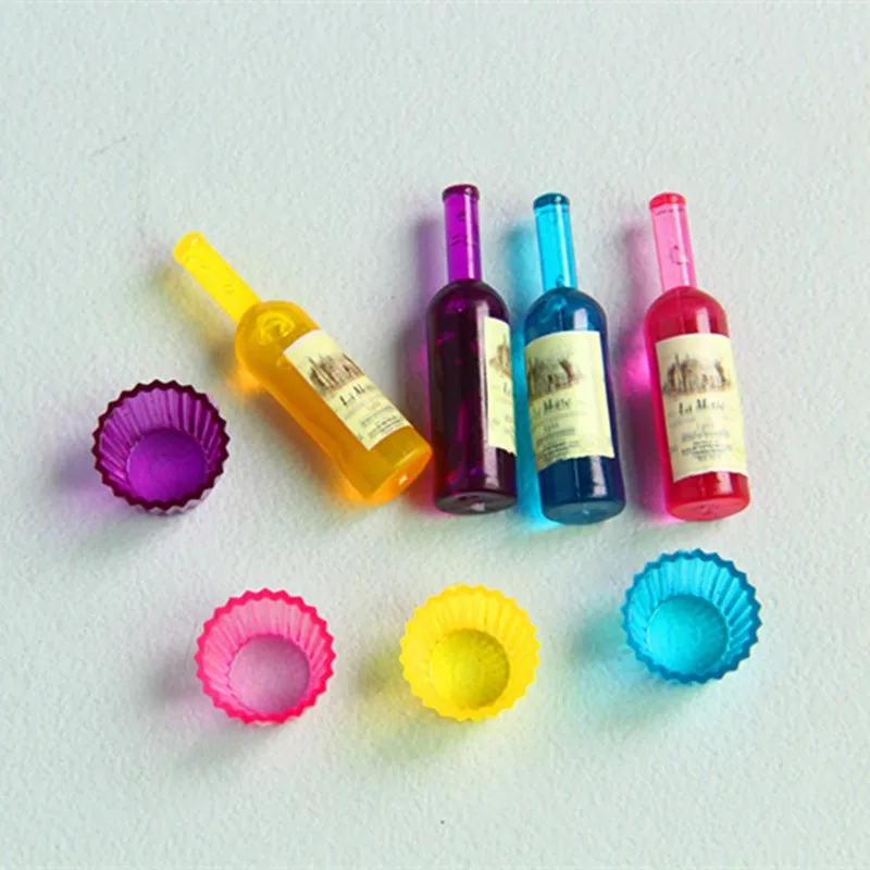 8Pcs -16 -Scale -Dollhouse -Miniature -Plastic -Beer -Bottle&Cup -Set -Model -Pretend -Play -Mini -Food -Doll -Accessories -Fit -Toy -TY0250 (1)