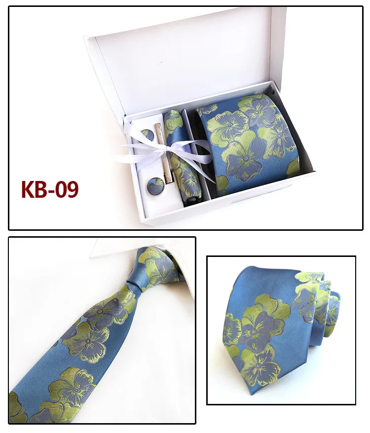 ChenKe галстуки красивые цветочные Gravata corbatas Hanky запонки наборы мужские галстуки деловой галстук для мужчин галстук для свадебной вечеринки Набор подарочных коробок