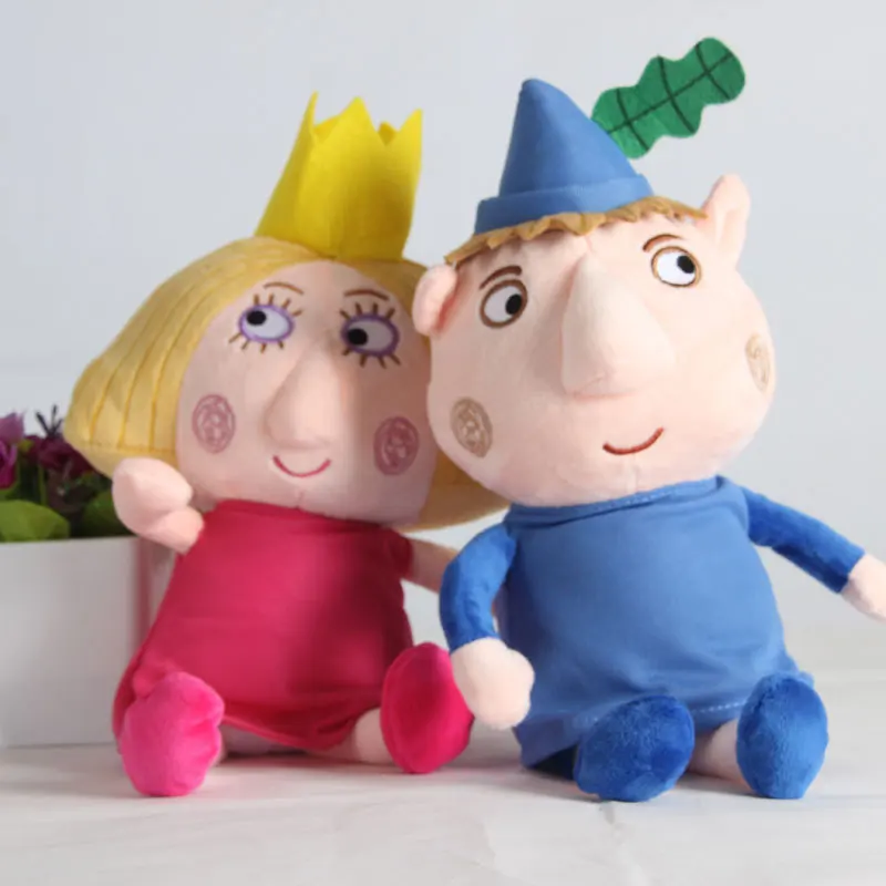 

30cm Ben and Holly Little Kingdom Plush Toys Cartoon Little Kingdom Ben Holly Figures Dolls Kids Birthday Christmas Gift