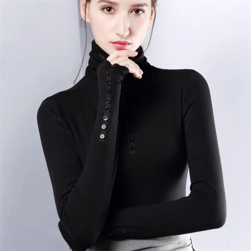 Sweater female Half downneck female 2018 new winter sweater slim all-match elastic knit Fashion slim sweaters S M L XL XXXL Sweater female Half downneck female 2018 new winter sweater slim all-match elastic knit Fashion slim sweaters S M L XL XXXL