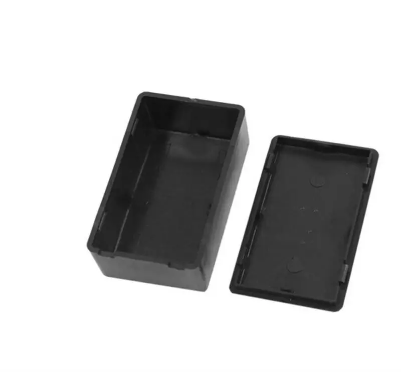 

HENGHOME Enclosure Instrument Case Electrical Supplies DIY 100X60X25MM Black Plastic Electronic Project Box