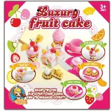 Детский игровой набор кухонных принадлежностей, игрушечный фруктовый торт на день рождения, музыкальная кухонная игрушка, обучающая игрушка, милая девочка