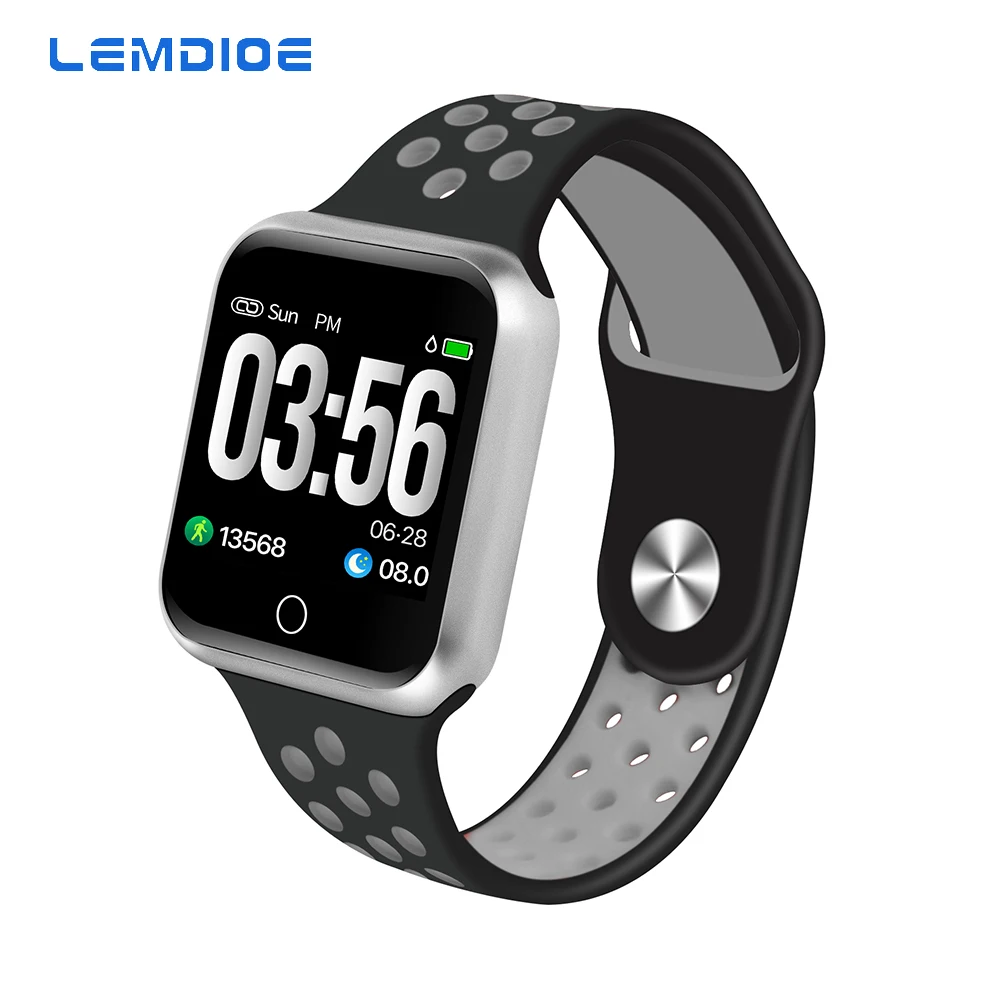

LEMDIOE Smart Watch Men Women Multiple Sport Modes Bluetooth IP67 Waterproof Heart Rate Monitor Blood Pressure Smartwatch