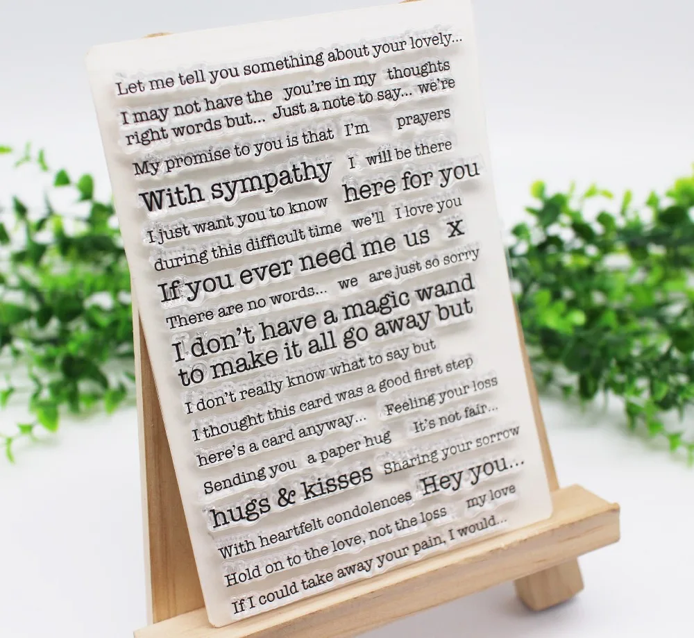Love story/предложения прозрачные штампы для DIY скрапбукинга фотоальбом ремесло карты Альбом декоративный Эй ты резиновый штамп