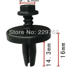 100 шт. под капот фиксатор для ford N802737-S темп и Топаз пластиковые крепежи Автомобильные пластиковые зажимы для автомобиля