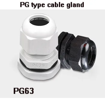 

PG63 5pcs Nylon Cable conduit Gland IP68 High Quality Waterproof cable connection 42-50mm no waterproof Gasket free shipping