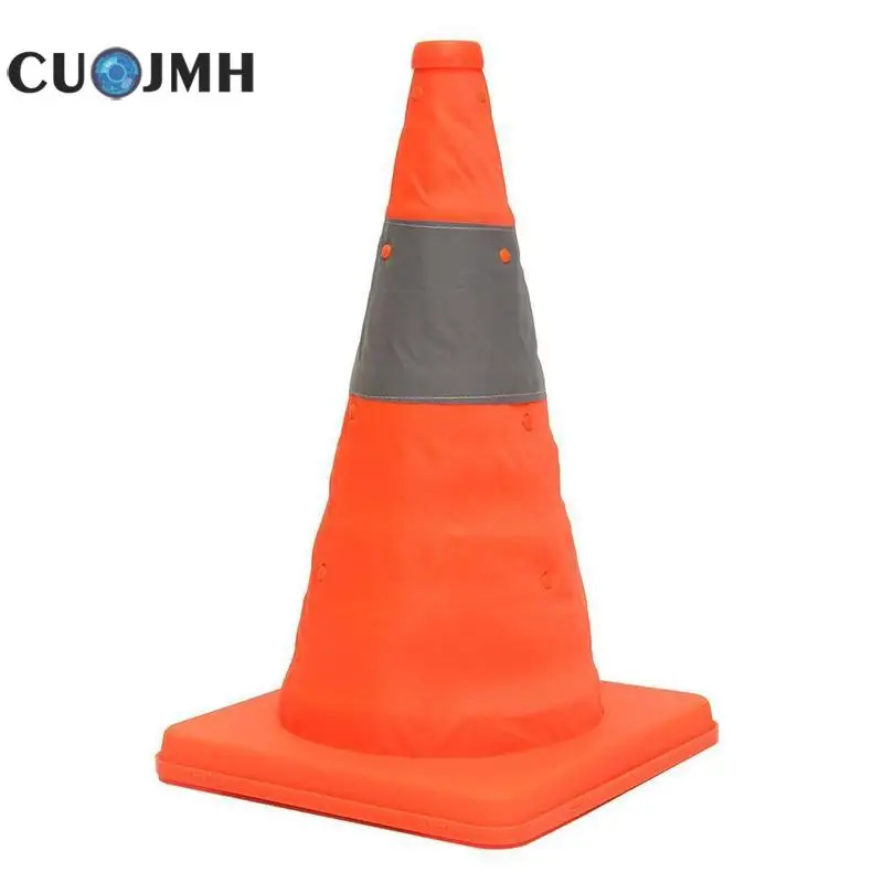 

Stretch Safety Cone Folding Collapsible Orange Road Safety Cone Traffic Pop Up Parking Multi Purpose Pp Reflection Cone