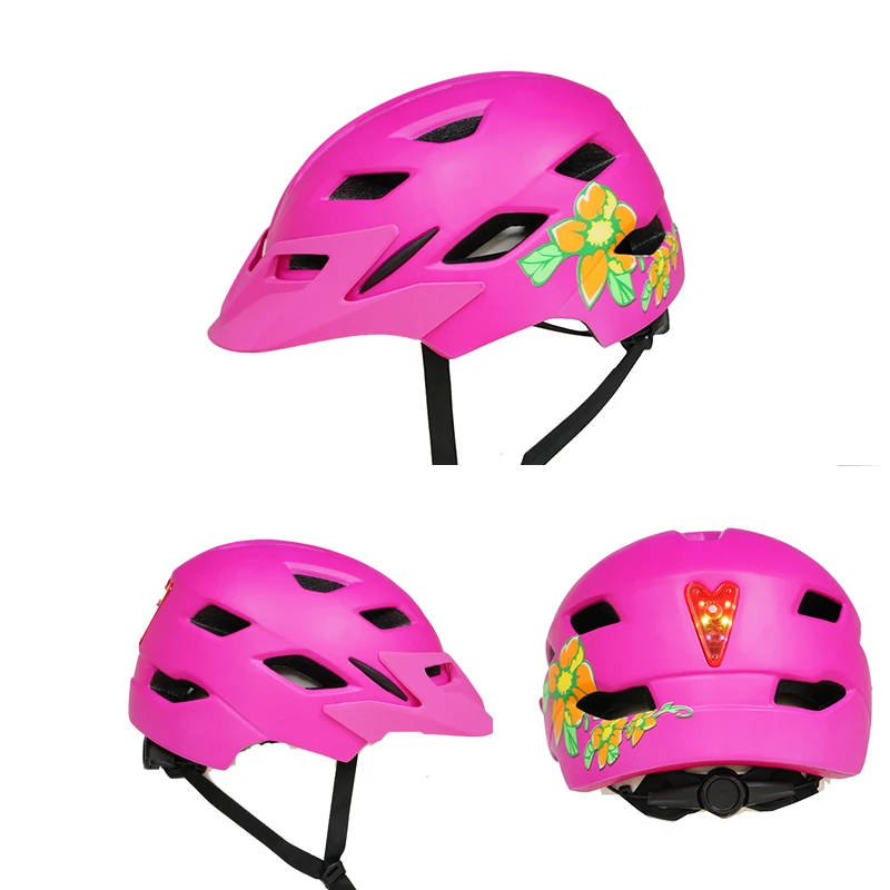 BoysGirls Casco capacete da bicicleta MtbRoad горный велосипед шлем с подсветкой козырек велосипедный шлем для катания на лыжах сноуборде детский