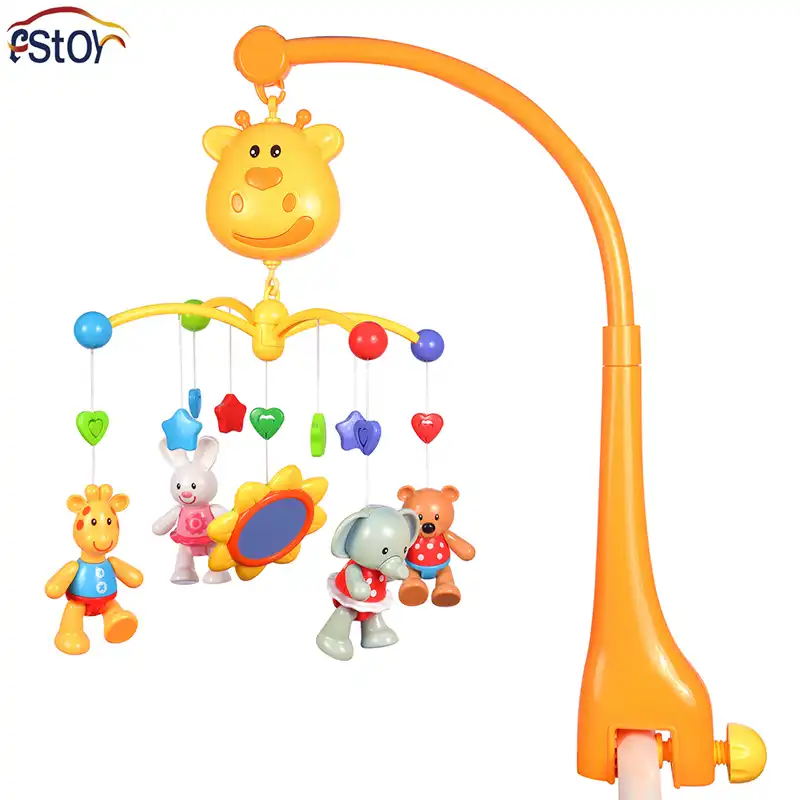 Baby Music Bed Bell Musical Crib Mobiles Toys Cot With Timing
