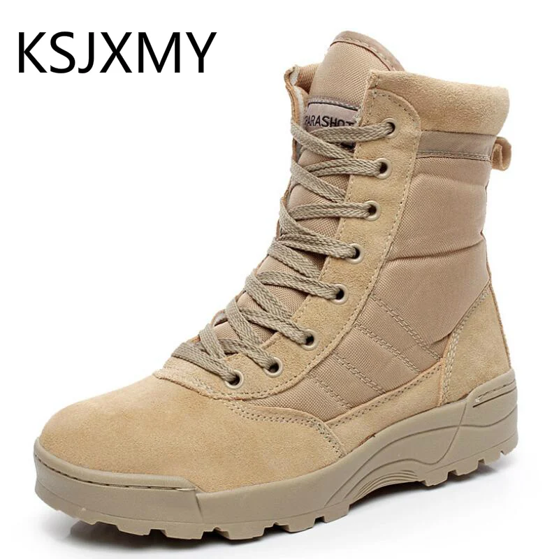 

Tactical Men Boots Military Desert SWAT American Combat Boots Outdoor Shoes Boots size 39-45