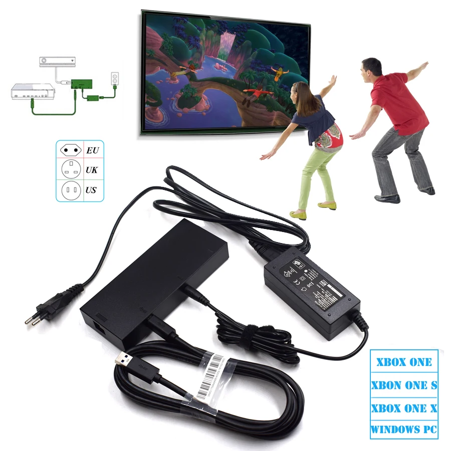 2020 новая версия Kinect 2 0 Датчик AC адаптер питания для Xbox one S / X Windows PC XBOX ONE Slim/X