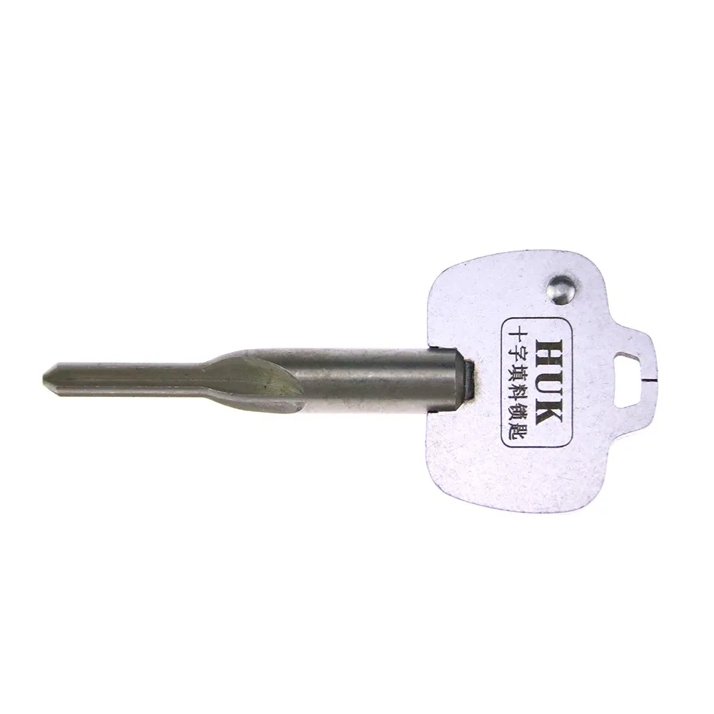 

HUK Repairing Tool Locksmith Almighty Multifunction Cross Key Stainless Stell for Cross Lock Free Shipping