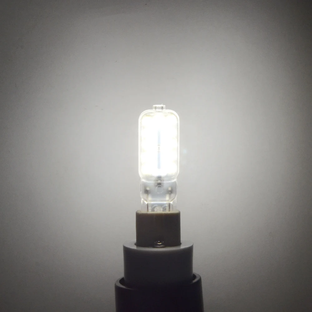 1 шт. G9 Светодиодная лампа 3 Вт 5 2835 SMD 120 В с регулируемой яркостью лампочка