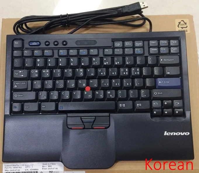 Оригинальная Подлинная Клавиатура для Lenovo ThinkPad 8845 SK SK8845 UltraNav USB Trackpoint Big Enter