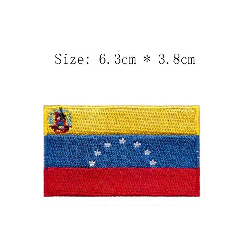 Venezuela, вышивной флаг, нашивка, Каракас, городская эмблема, мотоциклетная куртка, пальто,, железная ПРИШИТАЯ на левой груди