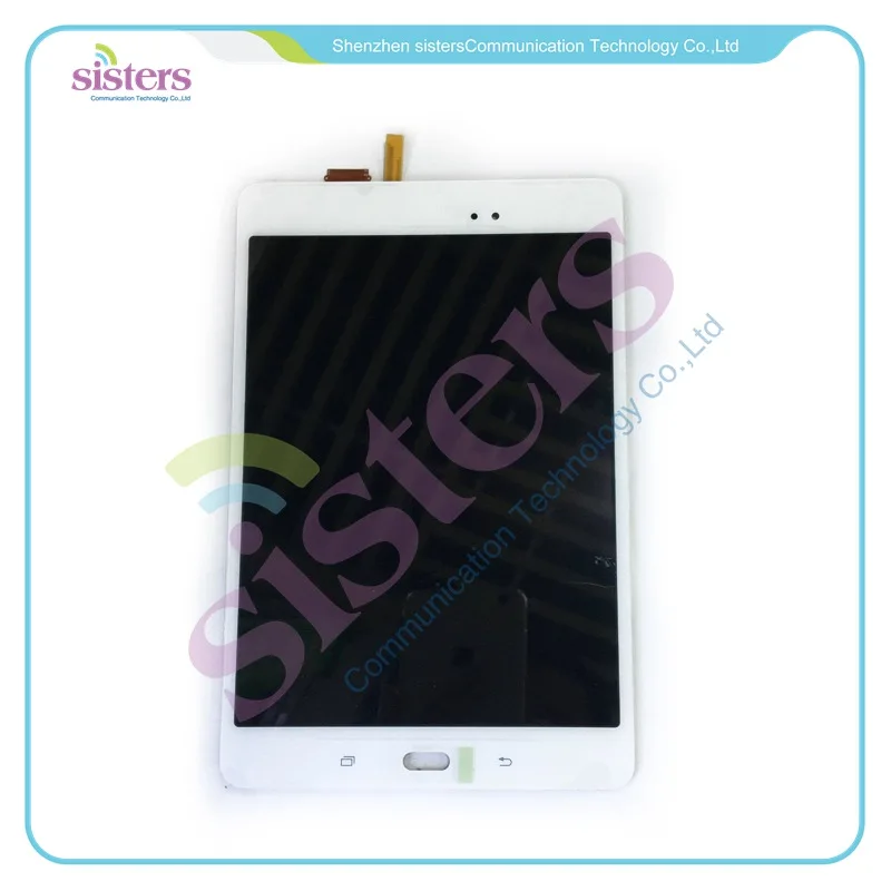 For Samsung GALAXY Tab A 8.0 P350 LCD Display with Touch Screen Digitizer Sensors Full Assembly White Black Replacement white black blue lcd display touch screen digitizer full assembly replacement parts for samsung galaxy s4 i9500 i9505