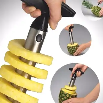 

1Pc Stainless Steel Easy to use Pineapple Peeler Accessories Pineapple Slicers Fruit Knife Cutter Corer Slicer Kitchen Tools