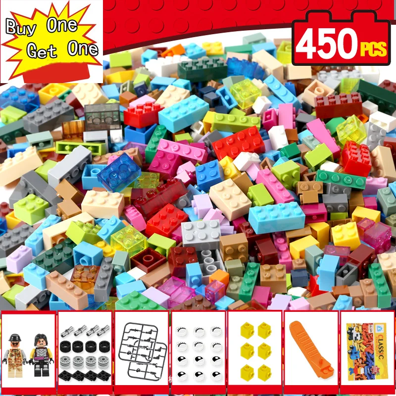 

1000Pcs City Building Blocks Set Compatible Legoe DIY Creative Bricks Bulk Model Figure Arms Parts Brinquedos Toys for kid