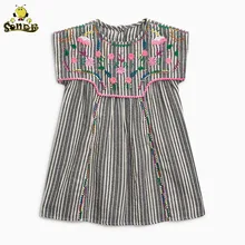 Top Quality 100% Summer New European and American Style Girls'Dresses Pure Cotton Shuttle Short Sleeve Children's Dresses Top Quality 100% Summer New European and American Style Girls'Dresses Pure Cotton Shuttle Short Sleeve Children's Dresses