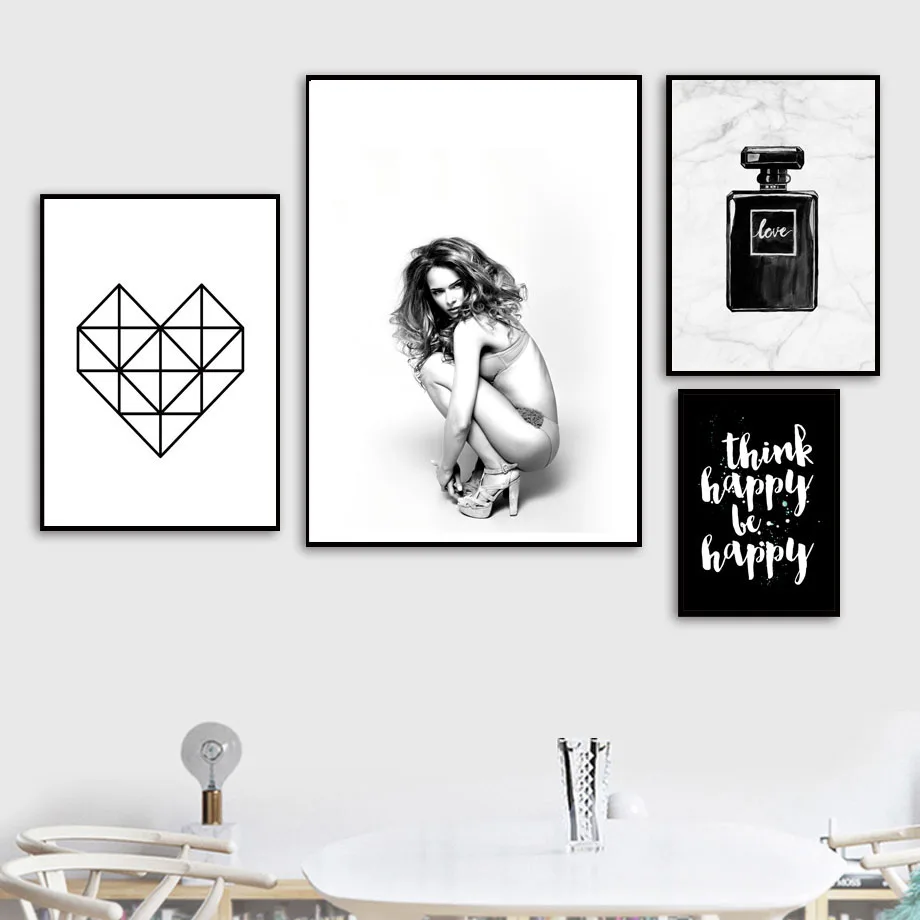 Black-White-Girl-Marbling-Perfume-Diamond-Wall-Art-Canvas-Painting-Nordic-Posters-And-Prints-Wall-Pictures(2)