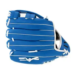 Мягкая бейсбольная перчатка с мячом для активного отдыха, спортивная, левая, синяя