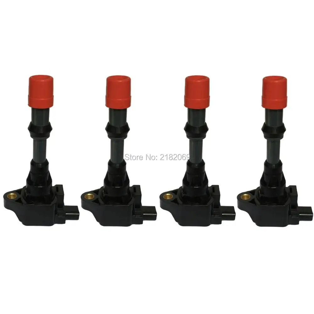 

Set of 4 2003-2008 For Honda Civic Hybrid Front 1.3L IGNITION COIL 30520-PWA-003 30520PWA003 CM11109