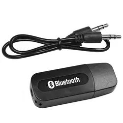 Горячая 3,5 мм USB Bluetooth Беспроводной стерео аудио Музыка Динамик приемник адаптер ключ